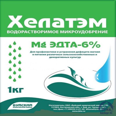 Удобрение ХЕЛАТЭМ Mg 6 Mg EDTA (ЭДТА) 6% купить в Луганск